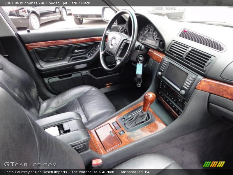 Jet Black / Black 2001 BMW 7 Series 740iL Sedan