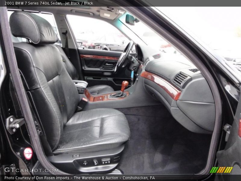 Jet Black / Black 2001 BMW 7 Series 740iL Sedan