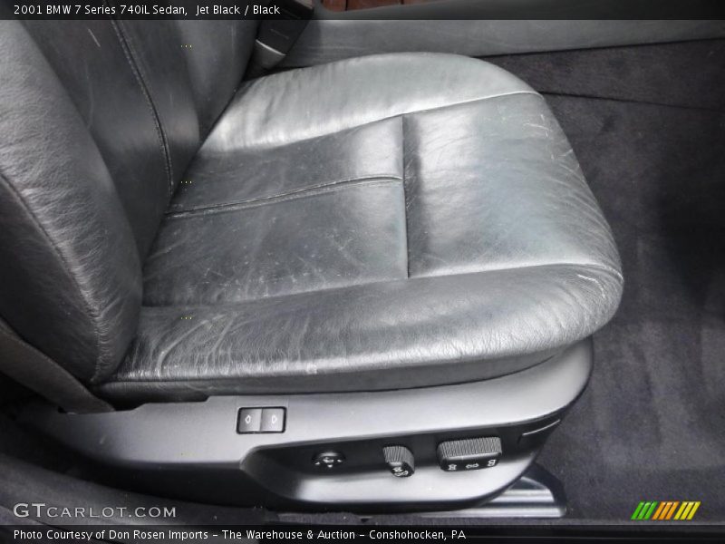 Jet Black / Black 2001 BMW 7 Series 740iL Sedan