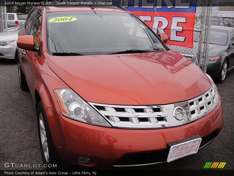 Sunlit Copper Metallic / Charcoal 2004 Nissan Murano SL AWD