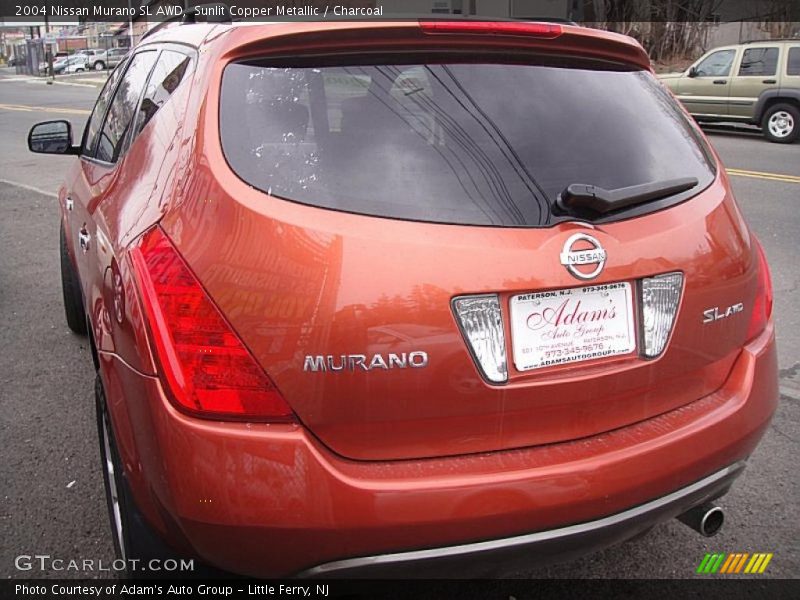 Sunlit Copper Metallic / Charcoal 2004 Nissan Murano SL AWD