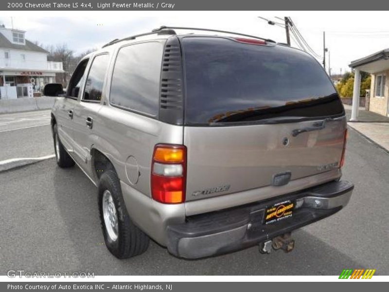 Light Pewter Metallic / Gray 2000 Chevrolet Tahoe LS 4x4