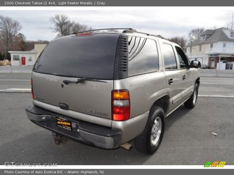 Light Pewter Metallic / Gray 2000 Chevrolet Tahoe LS 4x4