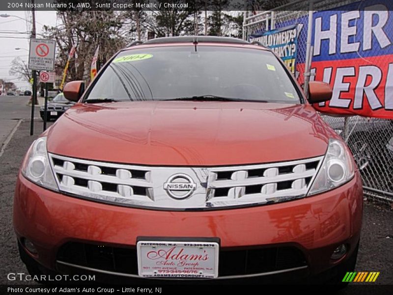 Sunlit Copper Metallic / Charcoal 2004 Nissan Murano SL AWD