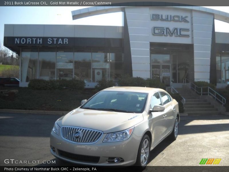 Gold Mist Metallic / Cocoa/Cashmere 2011 Buick LaCrosse CXL