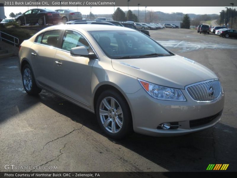 Gold Mist Metallic / Cocoa/Cashmere 2011 Buick LaCrosse CXL