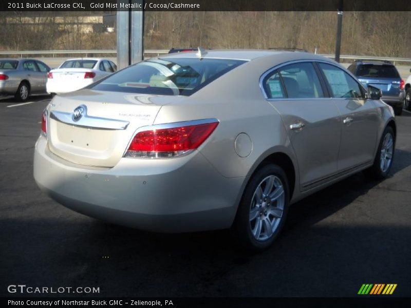 Gold Mist Metallic / Cocoa/Cashmere 2011 Buick LaCrosse CXL