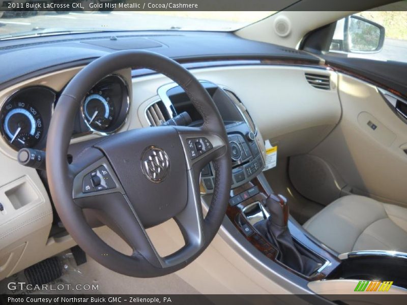 Gold Mist Metallic / Cocoa/Cashmere 2011 Buick LaCrosse CXL
