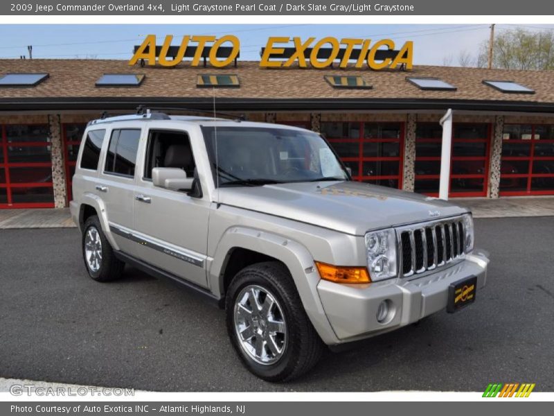 Light Graystone Pearl Coat / Dark Slate Gray/Light Graystone 2009 Jeep Commander Overland 4x4