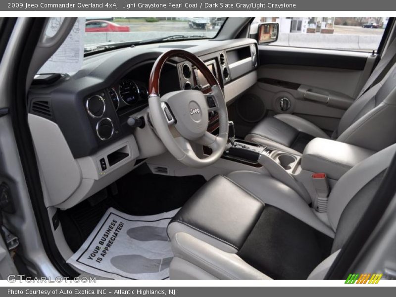  2009 Commander Overland 4x4 Dark Slate Gray/Light Graystone Interior