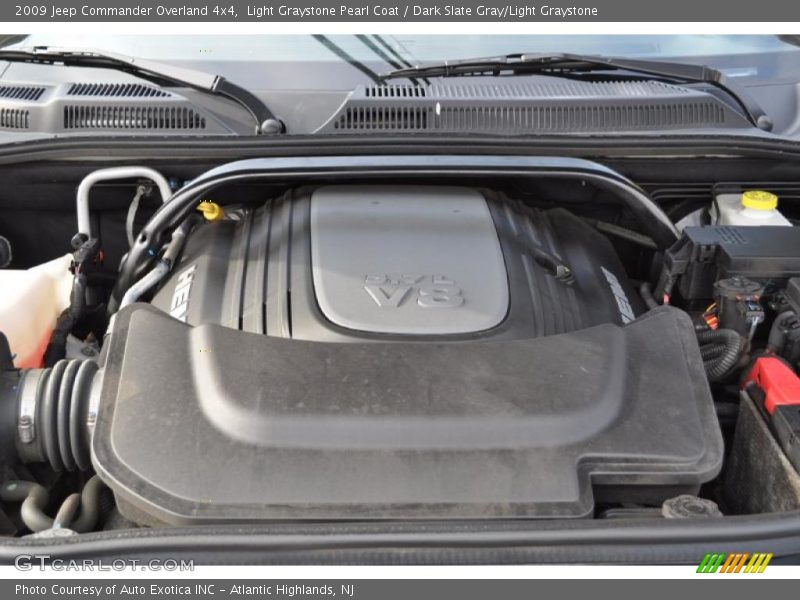 Light Graystone Pearl Coat / Dark Slate Gray/Light Graystone 2009 Jeep Commander Overland 4x4