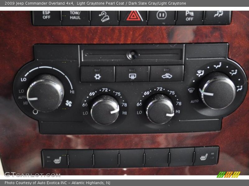Controls of 2009 Commander Overland 4x4