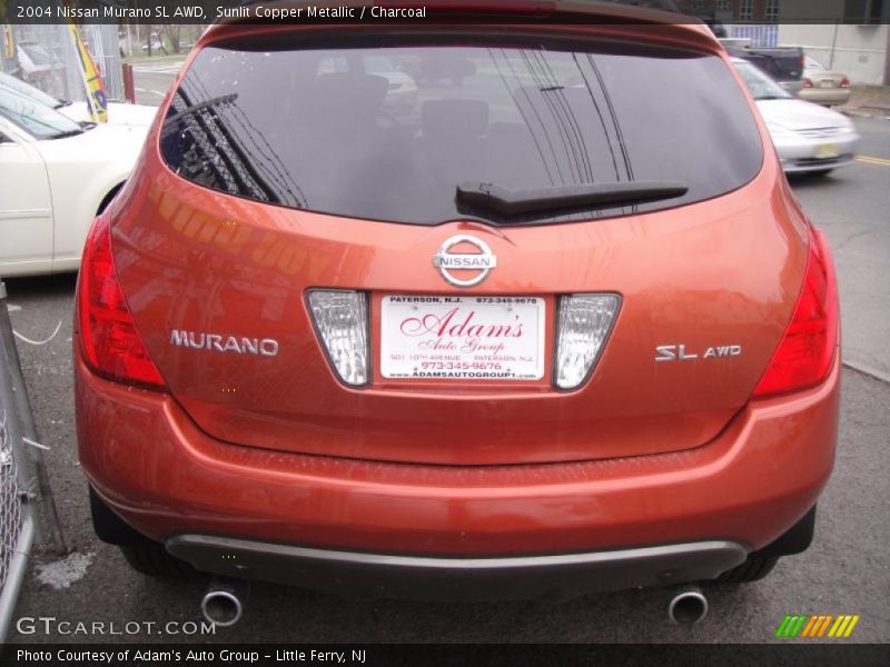 Sunlit Copper Metallic / Charcoal 2004 Nissan Murano SL AWD