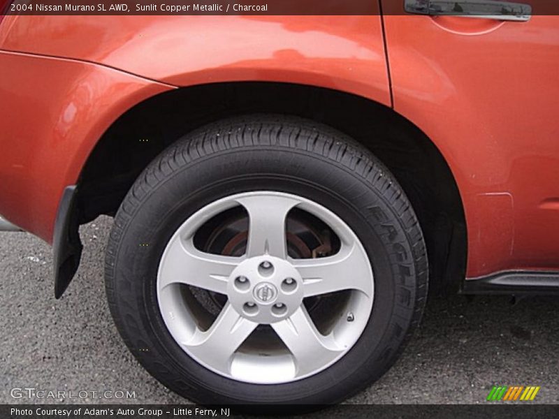 Sunlit Copper Metallic / Charcoal 2004 Nissan Murano SL AWD