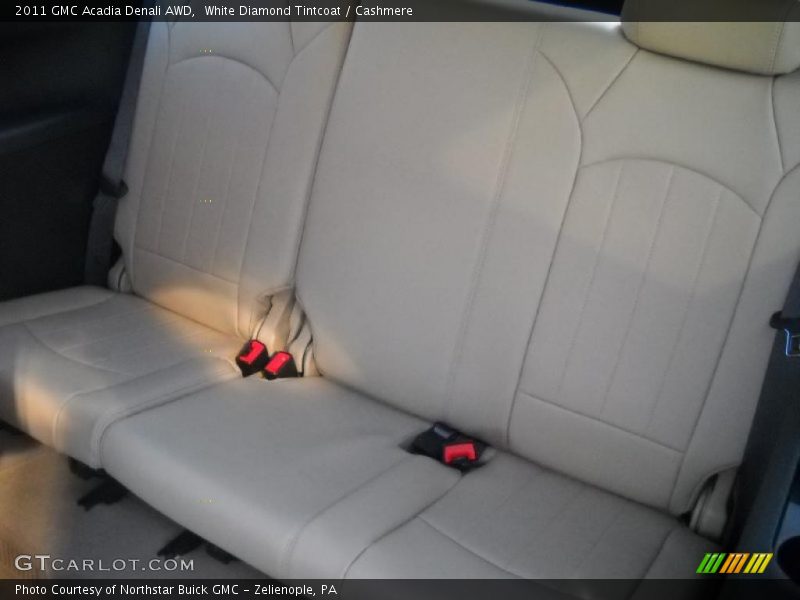 White Diamond Tintcoat / Cashmere 2011 GMC Acadia Denali AWD