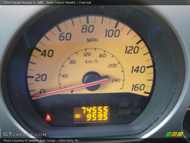 Sunlit Copper Metallic / Charcoal 2004 Nissan Murano SL AWD
