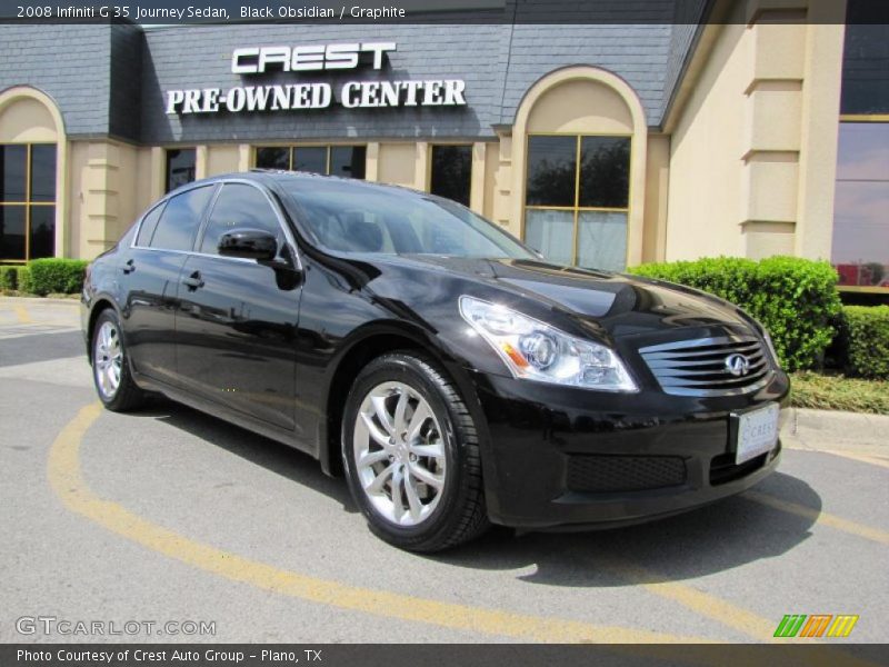 Black Obsidian / Graphite 2008 Infiniti G 35 Journey Sedan