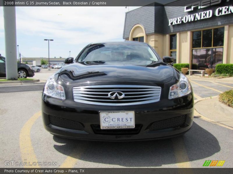 Black Obsidian / Graphite 2008 Infiniti G 35 Journey Sedan