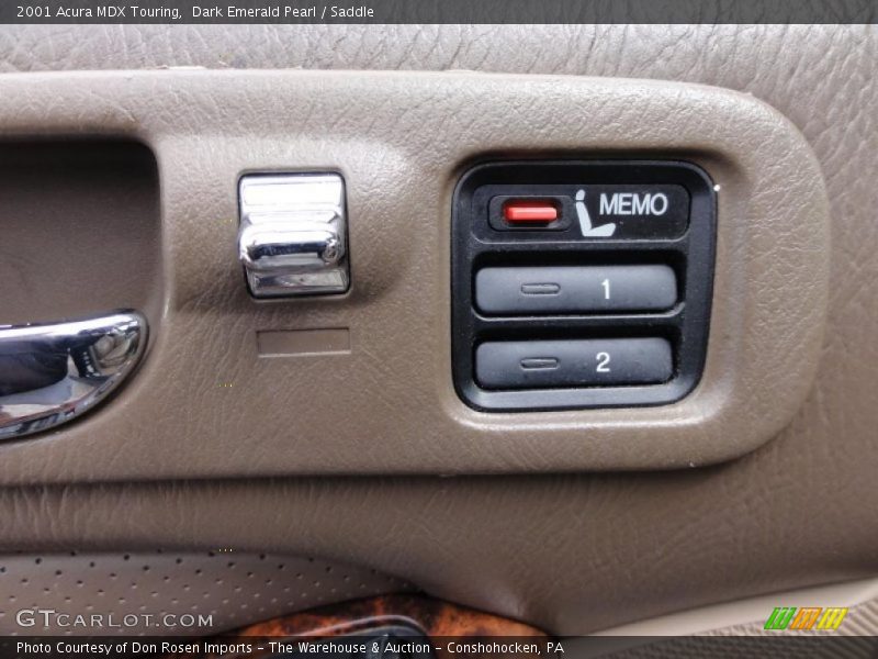 Controls of 2001 MDX Touring