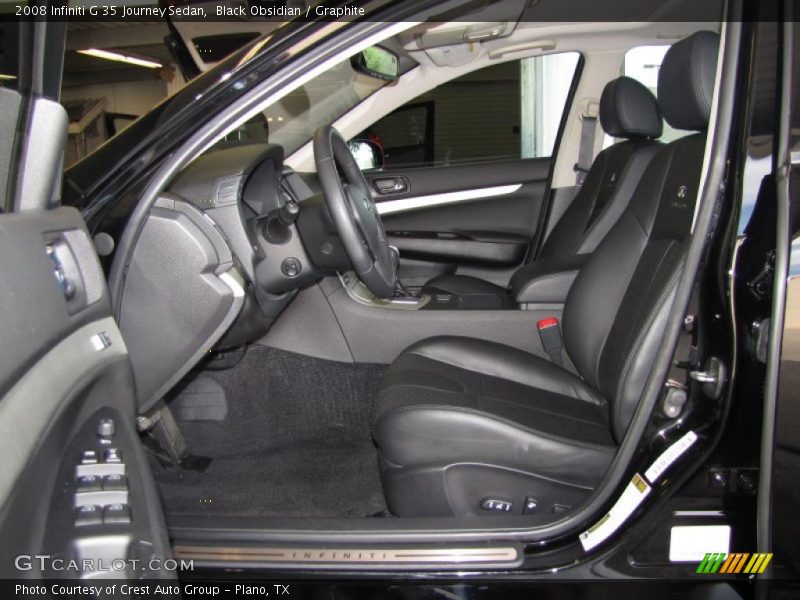 Black Obsidian / Graphite 2008 Infiniti G 35 Journey Sedan