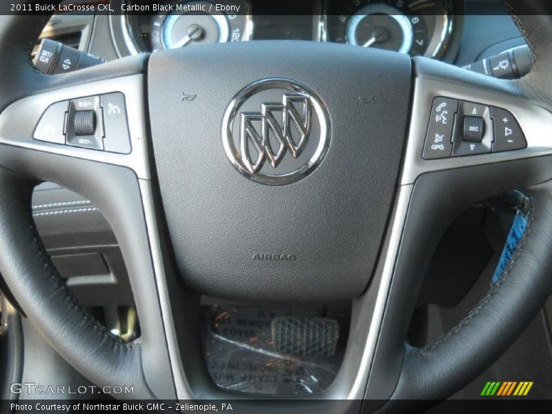 Carbon Black Metallic / Ebony 2011 Buick LaCrosse CXL