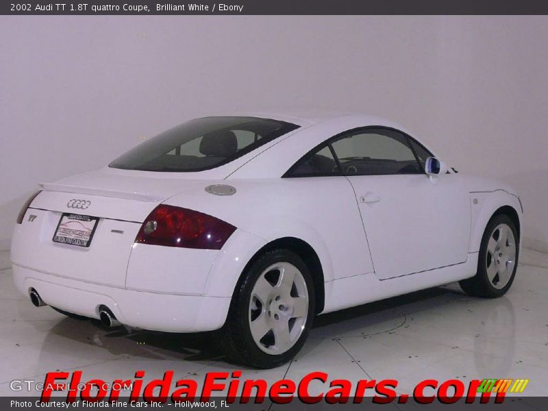 Brilliant White / Ebony 2002 Audi TT 1.8T quattro Coupe