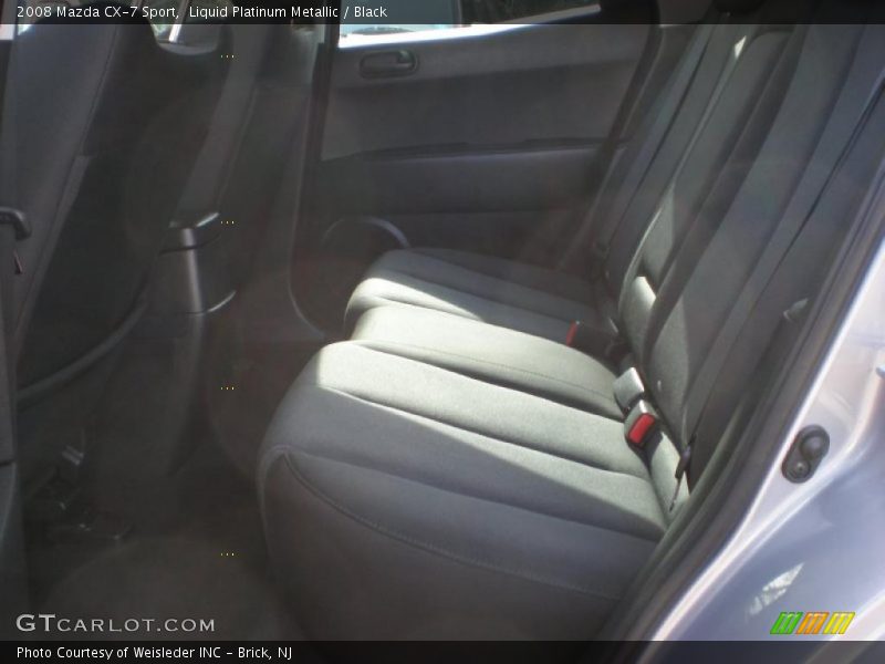 Liquid Platinum Metallic / Black 2008 Mazda CX-7 Sport