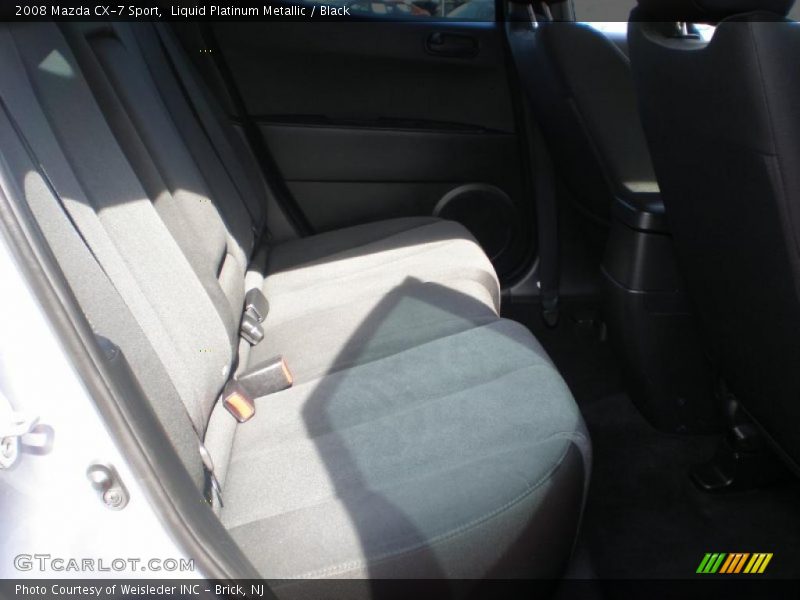 Liquid Platinum Metallic / Black 2008 Mazda CX-7 Sport