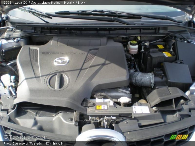 Liquid Platinum Metallic / Black 2008 Mazda CX-7 Sport