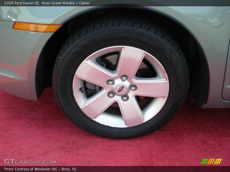 Moss Green Metallic / Camel 2008 Ford Fusion SE