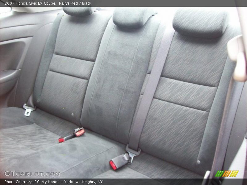 Rallye Red / Black 2007 Honda Civic EX Coupe