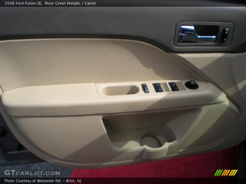 Moss Green Metallic / Camel 2008 Ford Fusion SE