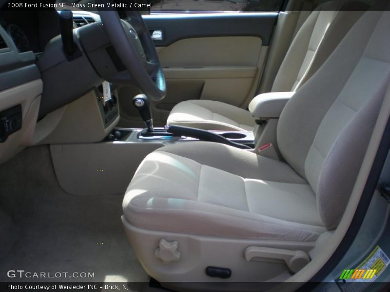 Moss Green Metallic / Camel 2008 Ford Fusion SE