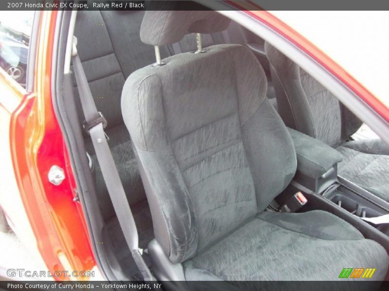Rallye Red / Black 2007 Honda Civic EX Coupe