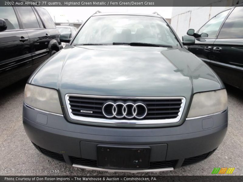 Highland Green Metallic / Fern Green/Desert Grass 2002 Audi Allroad 2.7T quattro