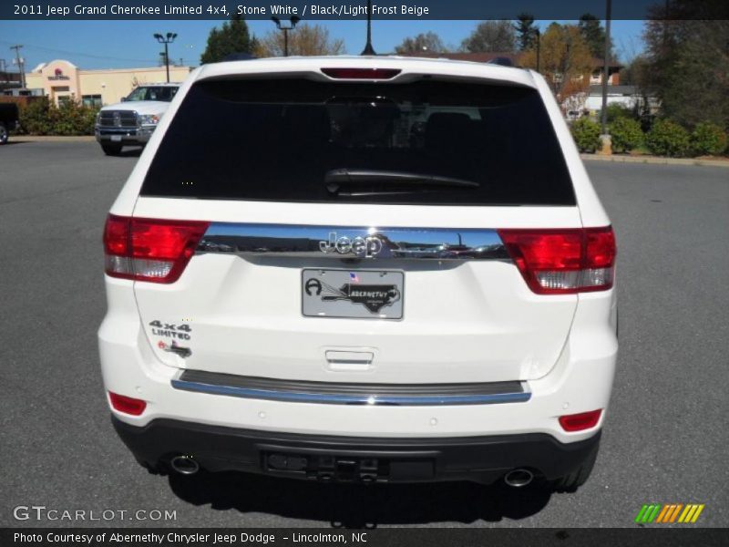 Stone White / Black/Light Frost Beige 2011 Jeep Grand Cherokee Limited 4x4