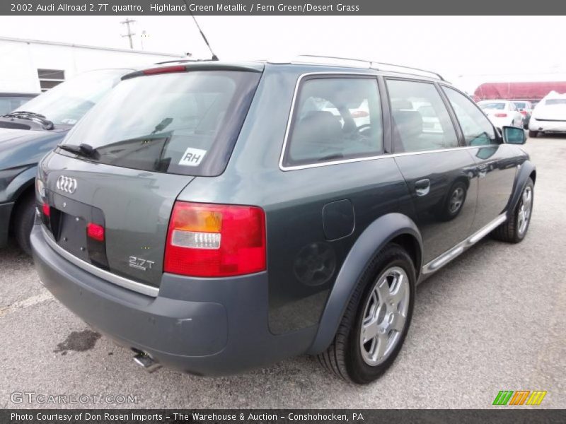  2002 Allroad 2.7T quattro Highland Green Metallic