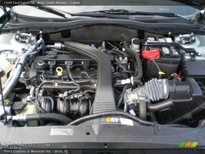 Moss Green Metallic / Camel 2008 Ford Fusion SE