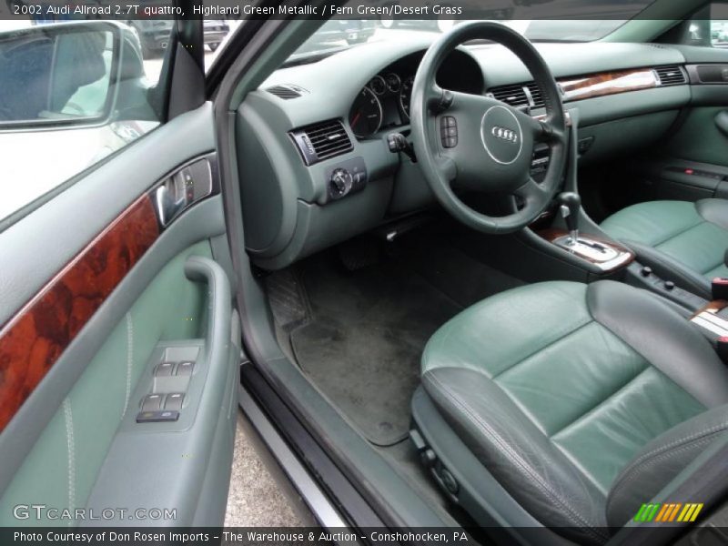  2002 Allroad 2.7T quattro Fern Green/Desert Grass Interior