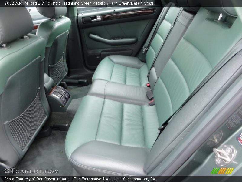  2002 Allroad 2.7T quattro Fern Green/Desert Grass Interior