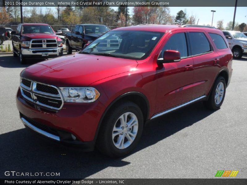 Front 3/4 View of 2011 Durango Crew