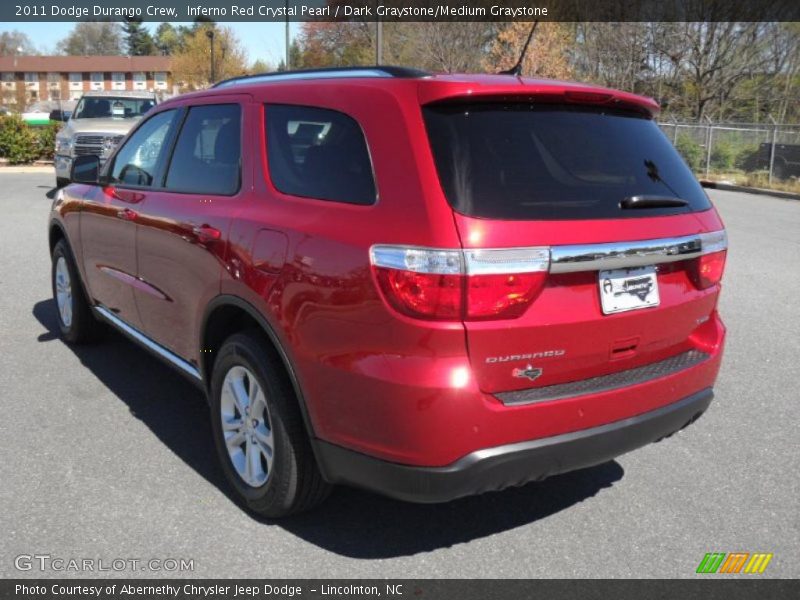 Inferno Red Crystal Pearl / Dark Graystone/Medium Graystone 2011 Dodge Durango Crew