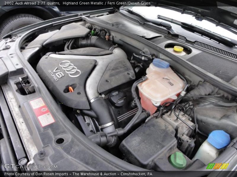  2002 Allroad 2.7T quattro Engine - 2.7 Liter Turbocharged DOHC 30-Valve V6