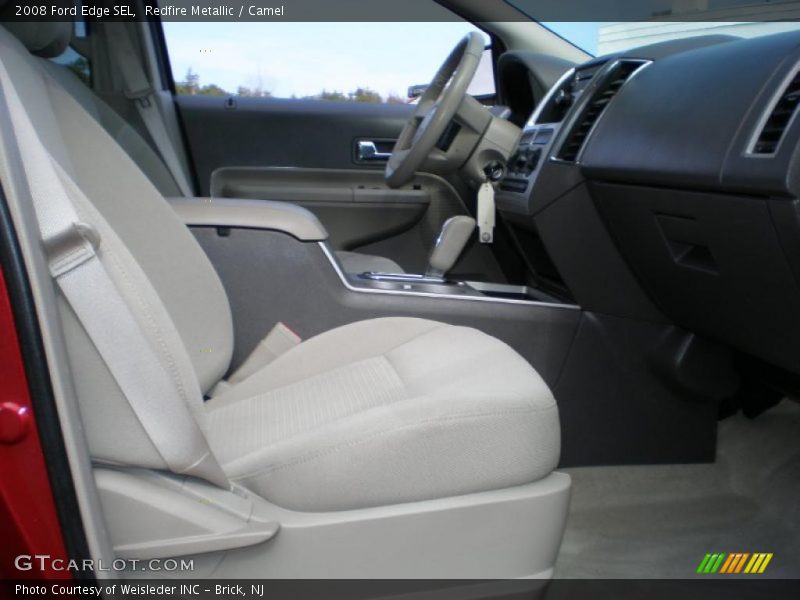 Redfire Metallic / Camel 2008 Ford Edge SEL