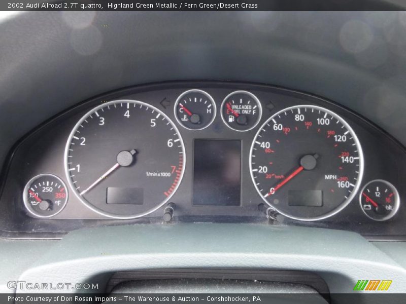  2002 Allroad 2.7T quattro 2.7T quattro Gauges