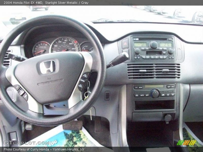 Starlight Silver Metallic / Gray 2004 Honda Pilot EX 4WD