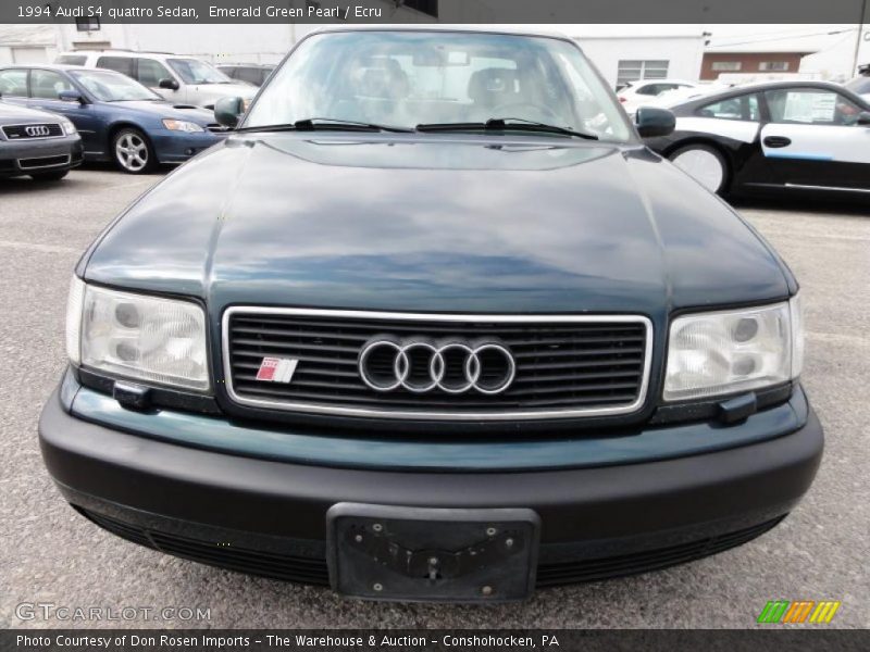 Emerald Green Pearl / Ecru 1994 Audi S4 quattro Sedan