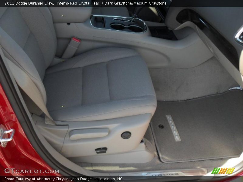 Inferno Red Crystal Pearl / Dark Graystone/Medium Graystone 2011 Dodge Durango Crew