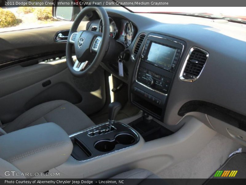 Inferno Red Crystal Pearl / Dark Graystone/Medium Graystone 2011 Dodge Durango Crew