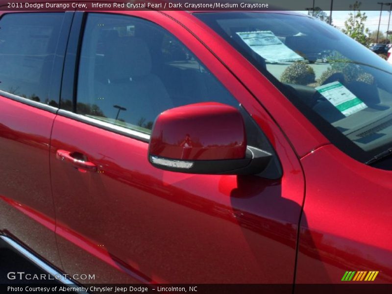 Inferno Red Crystal Pearl / Dark Graystone/Medium Graystone 2011 Dodge Durango Crew